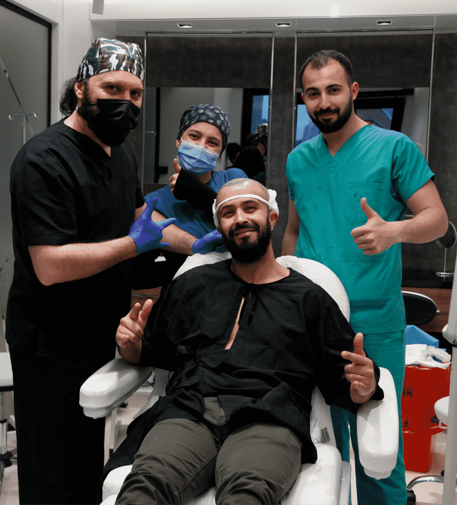fue hair transplant surgery clinic turkey